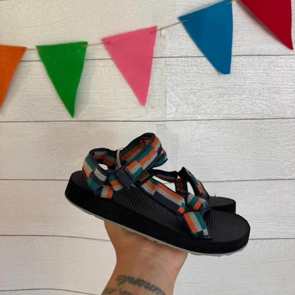 Kids Teva multicolor sandals 12c